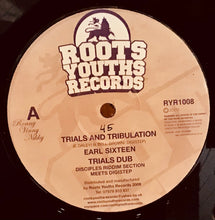 Cargar imagen en el visor de la galería, Earl Sixteen / Disciples Riddim Section Meets Digistep – Trials And Tribulation / Man A Lion