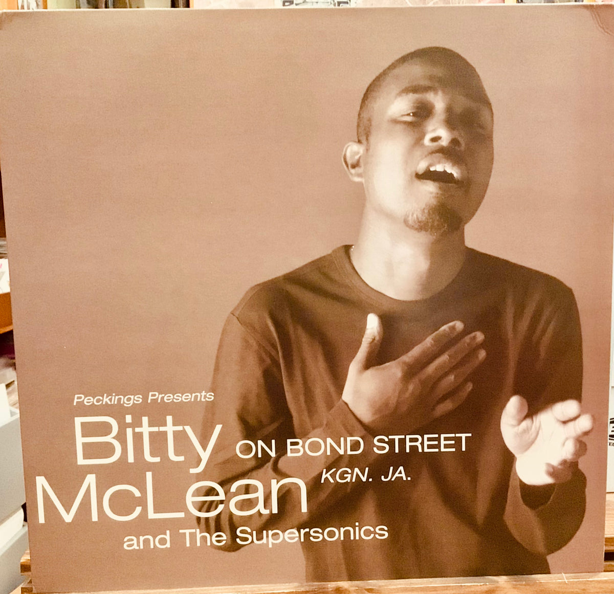 Bitty Mclean & The Supersonics – On Bond Street Kgn. JA. – YLC-RECORDS