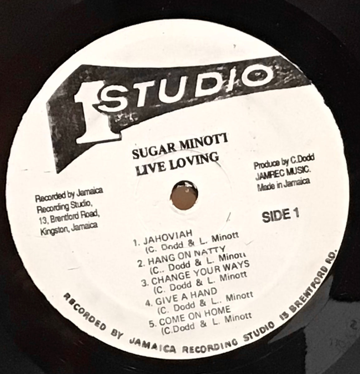 Live Loving / Sugar Minott オリジナル盤 スタワン LP) SUGAR MINOTT - LIVE LOVING