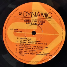 Cargar imagen en el visor de la galería, Keith Lyn – Keith Lyn Sings Love Ballads