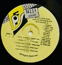 Cargar imagen en el visor de la galería, Phillip Fraser And Ras Fraser Jr – Roots Man Time