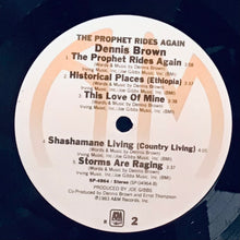Cargar imagen en el visor de la galería, Dennis Brown – The Prophet Rides Again