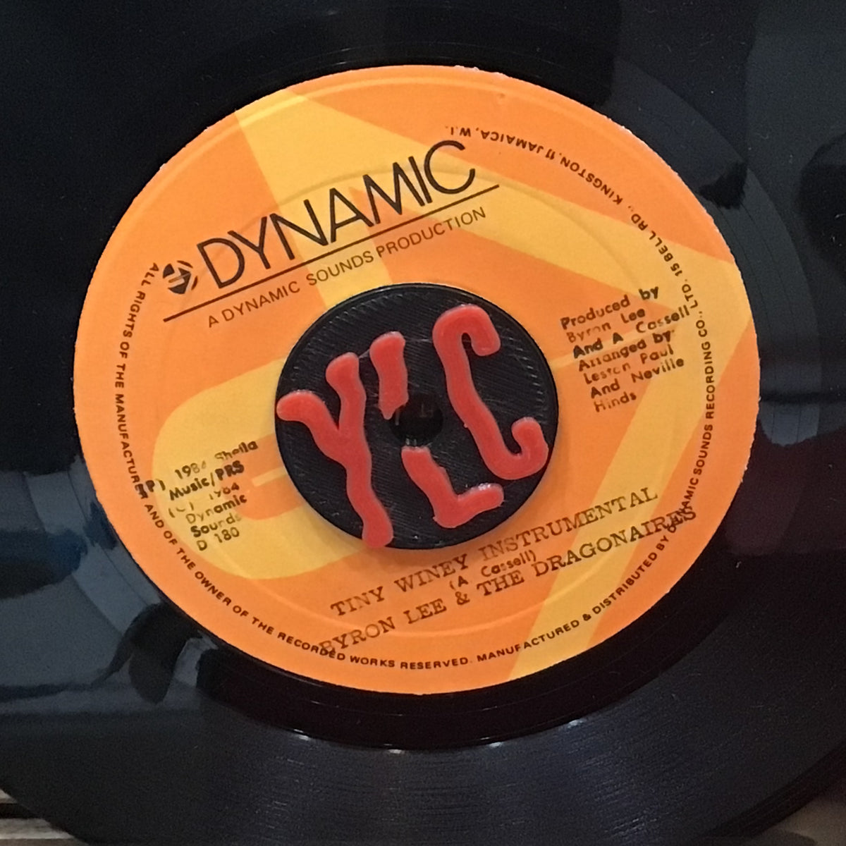 Byron Lee And The Dragonaires Tiny Winey YLCRECORDS