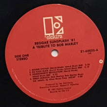 Cargar imagen en el visor de la galería, Various – Reggae Sunsplash '81 A Tribute To Bob Marley