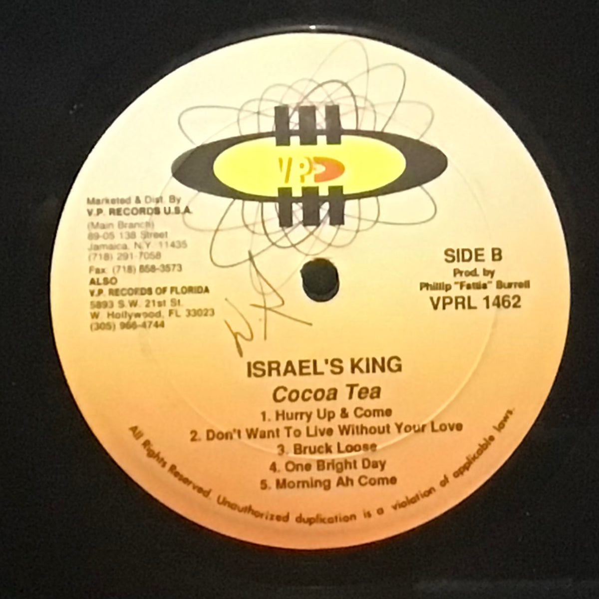 Cocoa Tea Israel's King YLCRECORDS