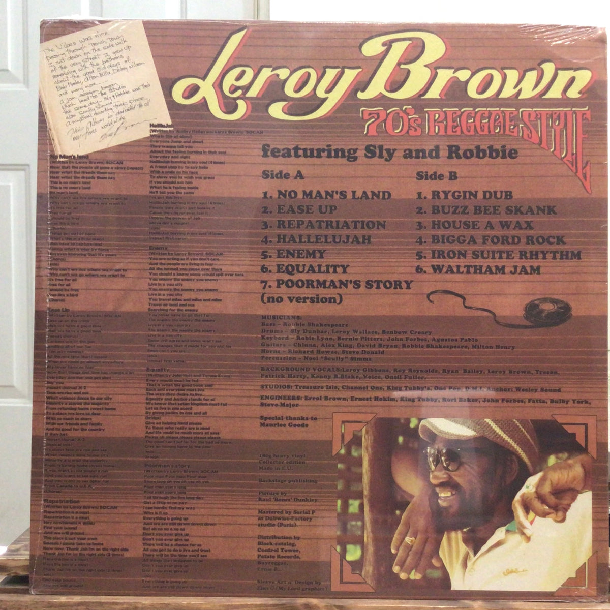 Leroy Brown – 70's Reggae Style – YLC-RECORDS