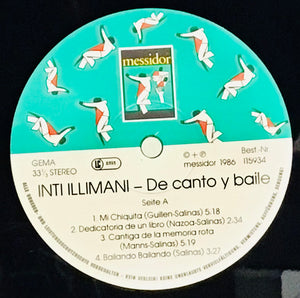 Inti-Illimani – De Canto Y Baile