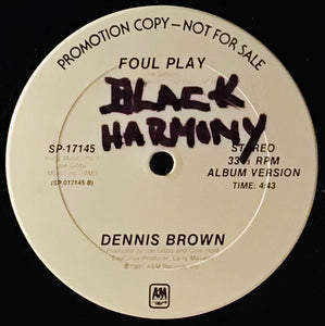 Dennis Brown – Foul Play