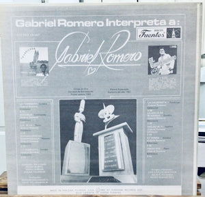 Gabriel Romero – Gabriel Romero Interpreta A: Gabriel Romero