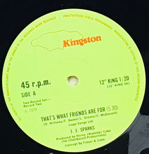 Cargar imagen en el visor de la galería, Ghetto Children / J. J. Sparks / Wadada Orchestra – How Long / Ital Food / That's What Friends Are For / Vision (That's What Friends Are For)

