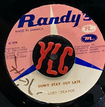 Cargar imagen en el visor de la galería, Lord Creator – Don't Stay Out Late / Man To Man

