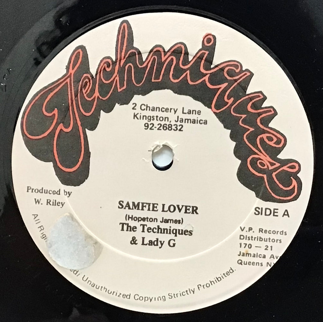 The Techniques & Lady G – Samfie Lover