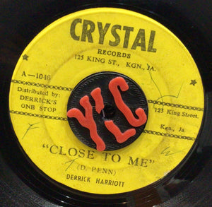 Derrick Harriott – Close To Me / Another Lonely Night