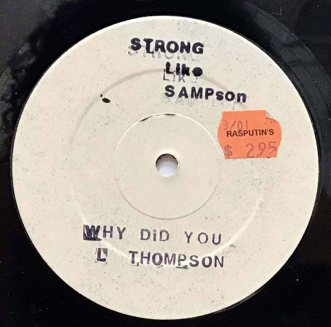 L Thompson – Why Did You
