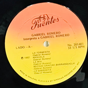 Gabriel Romero – Gabriel Romero Interpreta A: Gabriel Romero