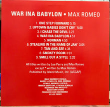 Cargar imagen en el visor de la galería, Max Romeo &amp; The Upsetters – War Ina Babylon
