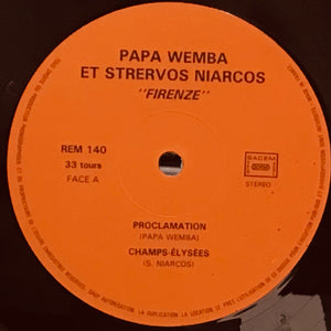Papa Wemba "Kuru Yaka" Et Strervos Niarcos – Champs-Elysees - Firenze