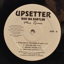 Cargar imagen en el visor de la galería, Max Romeo &amp; The Upsetters – War Ina Babylon
