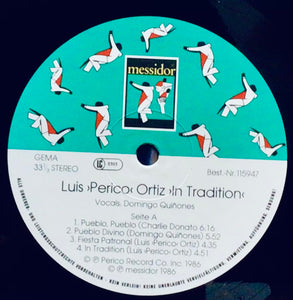 Perico Vocals: Domingo Quiñones – In Tradition