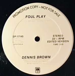 Dennis Brown – Foul Play