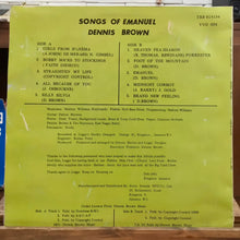Cargar imagen en el visor de la galería, Dennis Brown – Songs Of Emanuel
