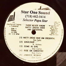 Cargar imagen en el visor de la galería, Don Carlos And Gold – Them Never Know Natty Dread Have Him Credential
