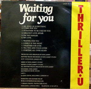 Thriller U – Waiting For You