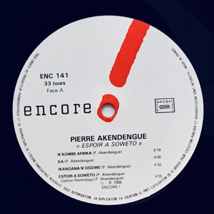 Pierre Akendengue – Espoir A Soweto