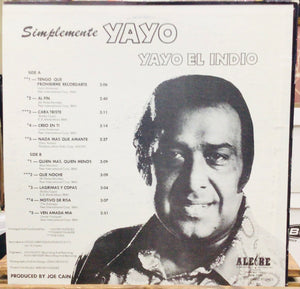 Yayo El Indio – Simplemente Yayo