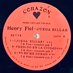 Henry Fiol – ¡Juega Billar!