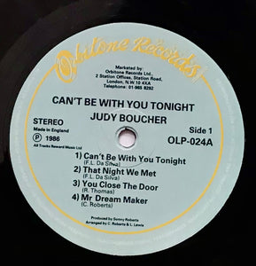 Judy Boucher – Can't Be With You Tonight