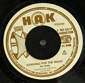 Pat Kelly – Striving For The Right