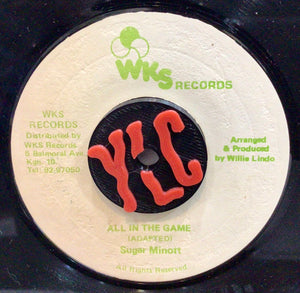 Sugar Minott – All In The Game