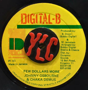 Johnny Osbourne & Chaka Demus – Few Dollars More