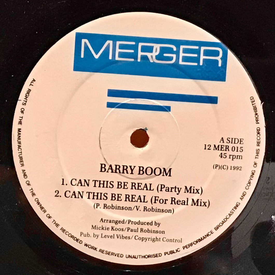 Barry Boom – Can This Be Real
