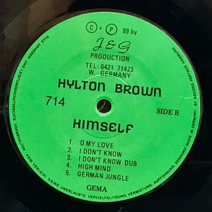 Hylton Brown – Himself