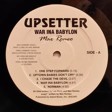 Cargar imagen en el visor de la galería, Max Romeo &amp; The Upsetters – War Ina Babylon
