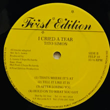 Cargar imagen en el visor de la galería, Tito Simon – I Cried A Tear
