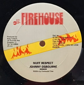 Johnny Osbourne / Triston Palmer– Nuff Respect / Joy In The Morning