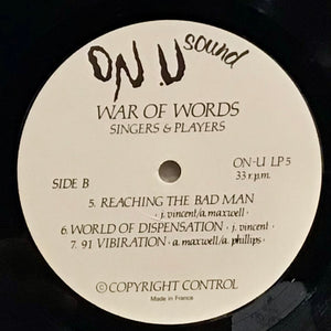 Singers & Players – War Of Words