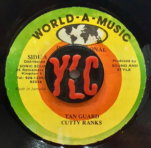 Cutty Ranks Sticker Cutty Ranks – Tan Guard – YLC-RECORDS