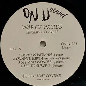 Singers & Players – War Of Words