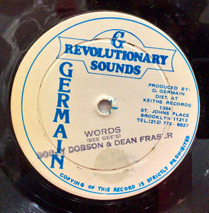 Dobby Dobson & Dean Fraser – Words / Words Version