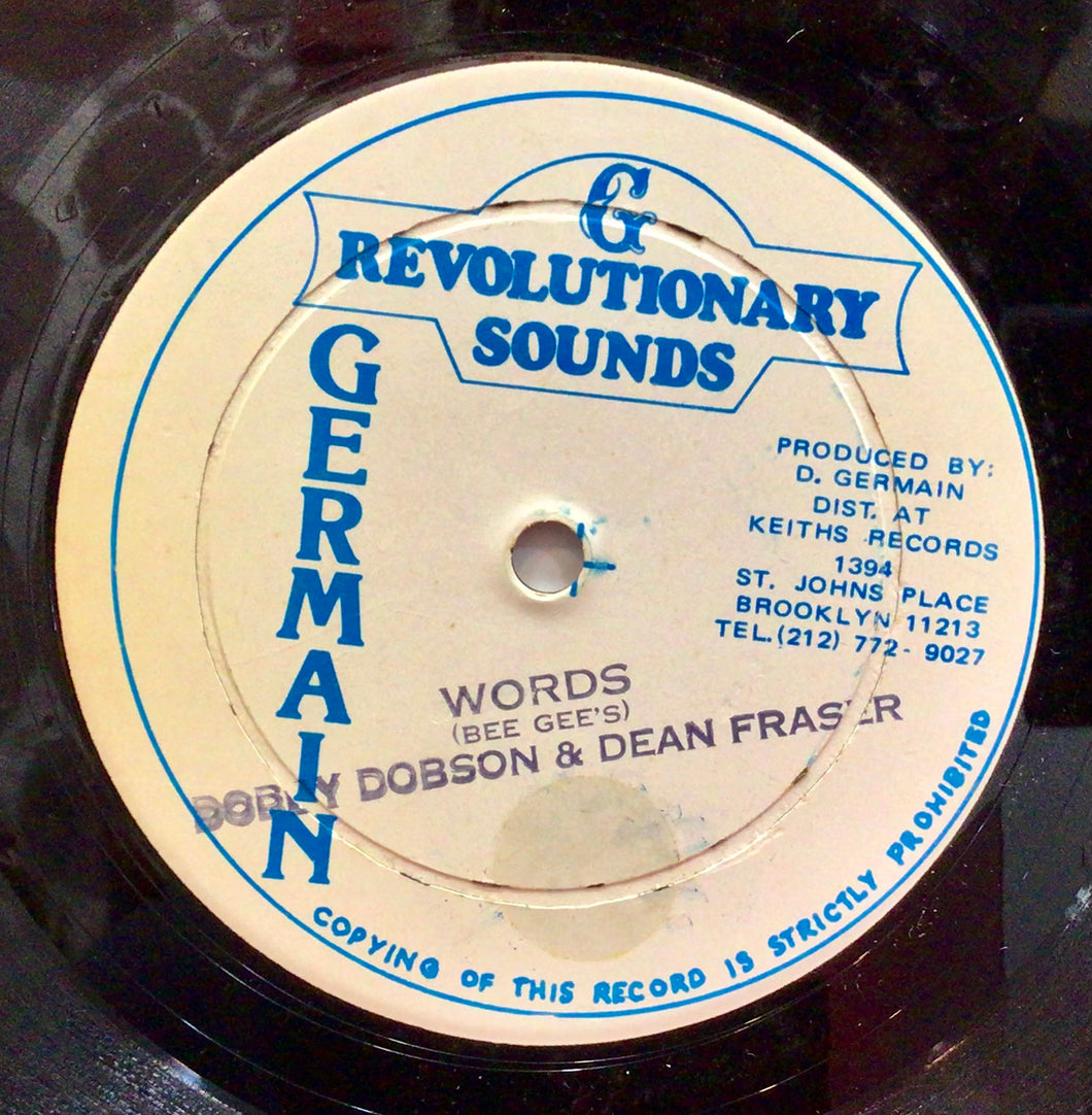 Dobby Dobson & Dean Fraser – Words / Words Version