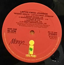 Cargar imagen en el visor de la galería, Linton Kwesi Johnson – Reggae Greats
