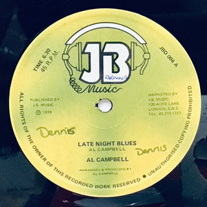 Al Campbell – Late Night Blues / Shower Me With Blessings