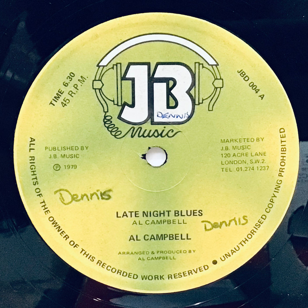 Al Campbell – Late Night Blues / Shower Me With Blessings