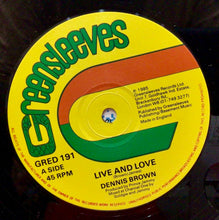 Cargar imagen en el visor de la galería, Dennis Brown – Live And Love
