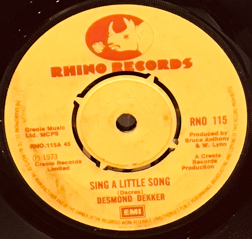 Desmond Dekker – Sing A Little Song