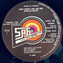 Cargar imagen en el visor de la galería, King Sunny Ade &amp; His African Beats – Ijinle Odu
